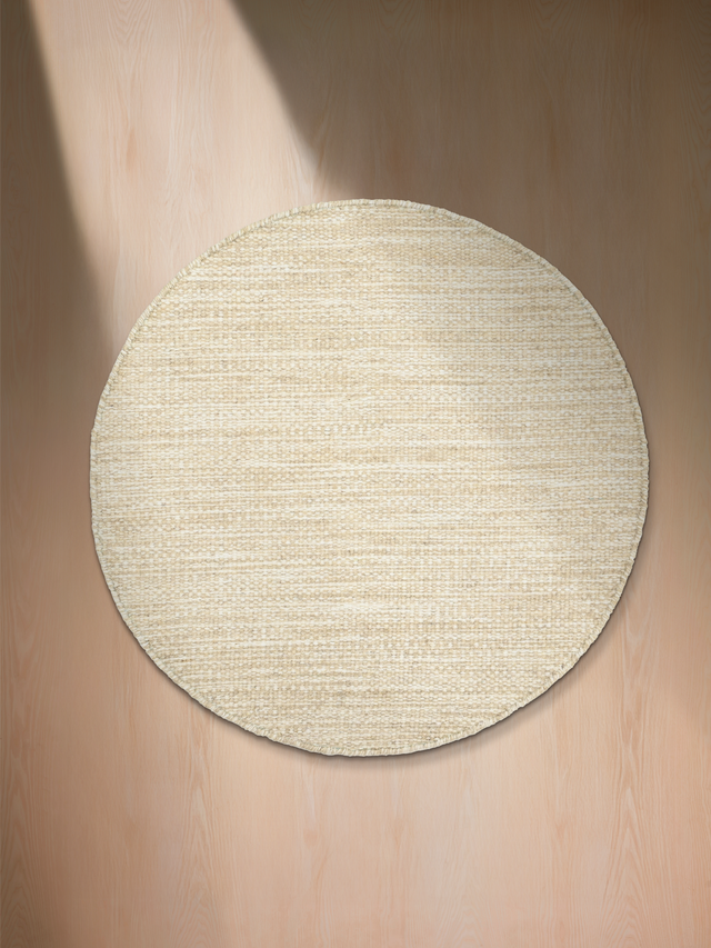 Mahira Round Hand-woven Round Wool Rug