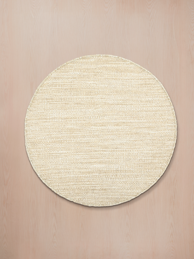Mahira Round Hand-woven Round Wool Rug