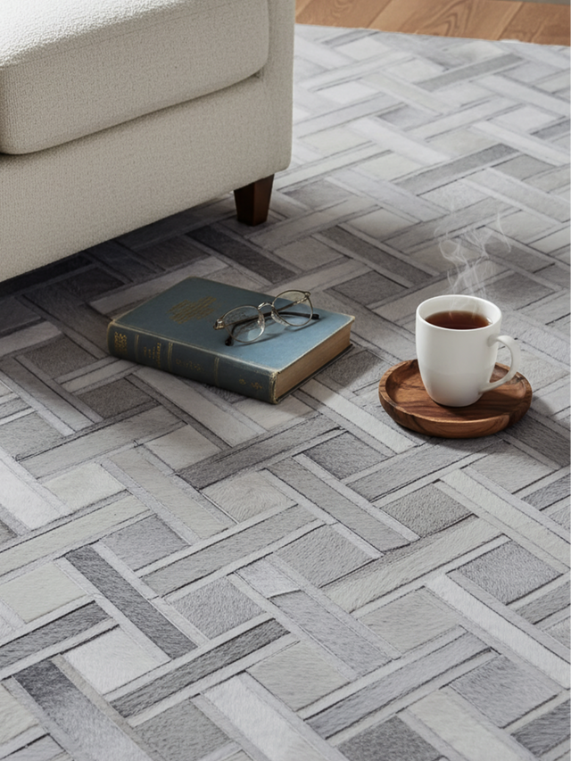 Eshan Hide & Wool Rug