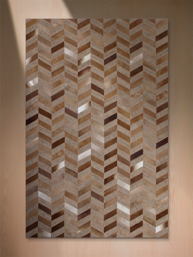 Ruhan Hide & Wool Rug