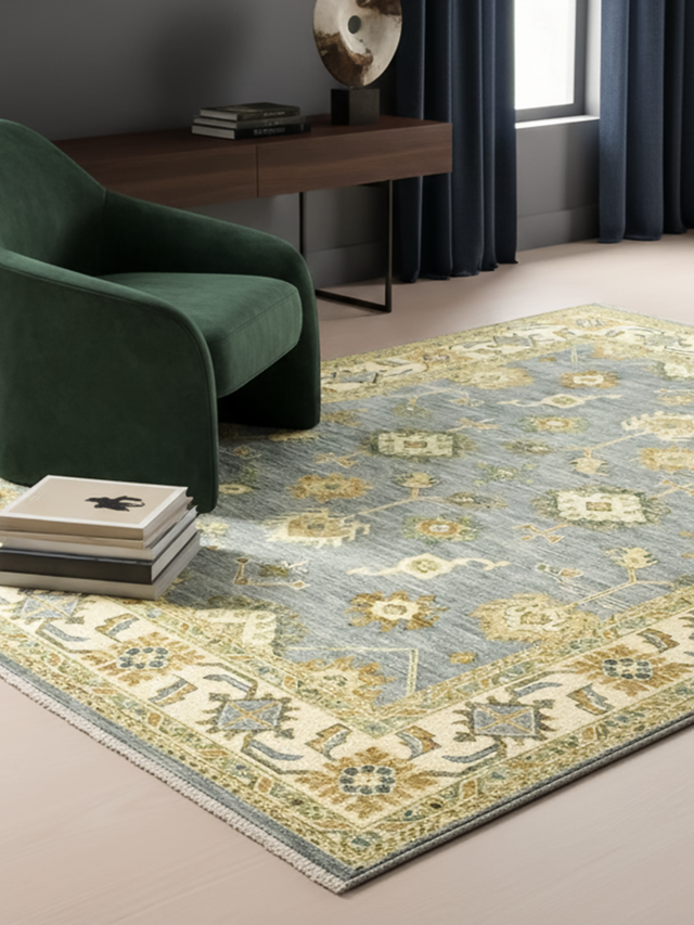 Dovie Hand-knotted Wool Rug