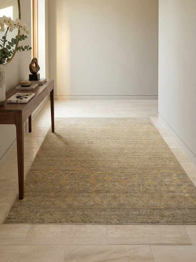 Lucid Hand-knotted Wool & Silk Rug