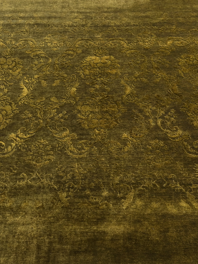 Nomadic Hand-knotted Wool & Silk Rug