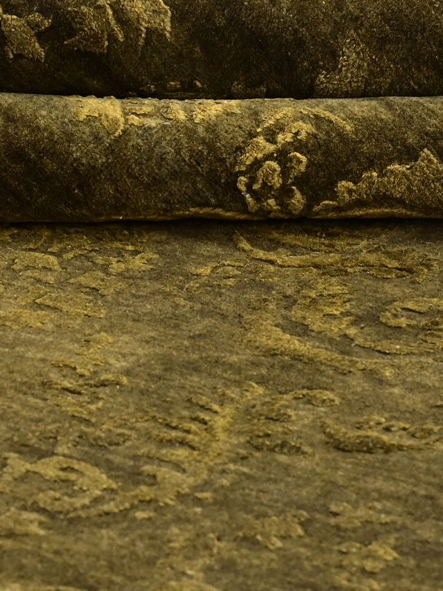 Nomadic Hand-knotted Wool & Silk Rug