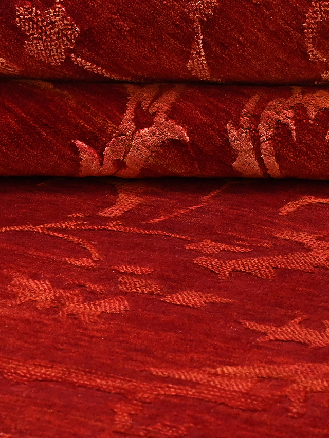 Mohair Hand-knotted Wool & Silk Rug