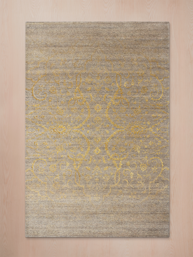 Erbe Hand-knotted Wool & Silk Rug