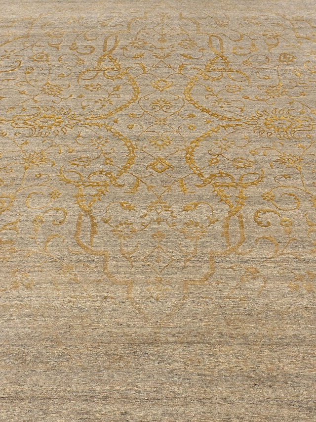 Erbe Hand-knotted Wool & Silk Rug