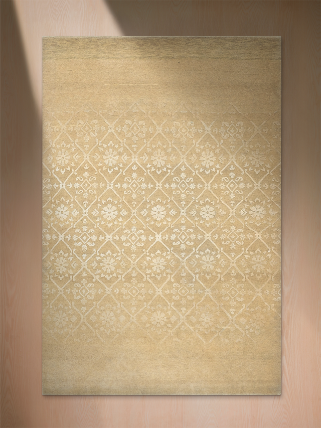 Acar Hand-knotted Wool & Silk Rug