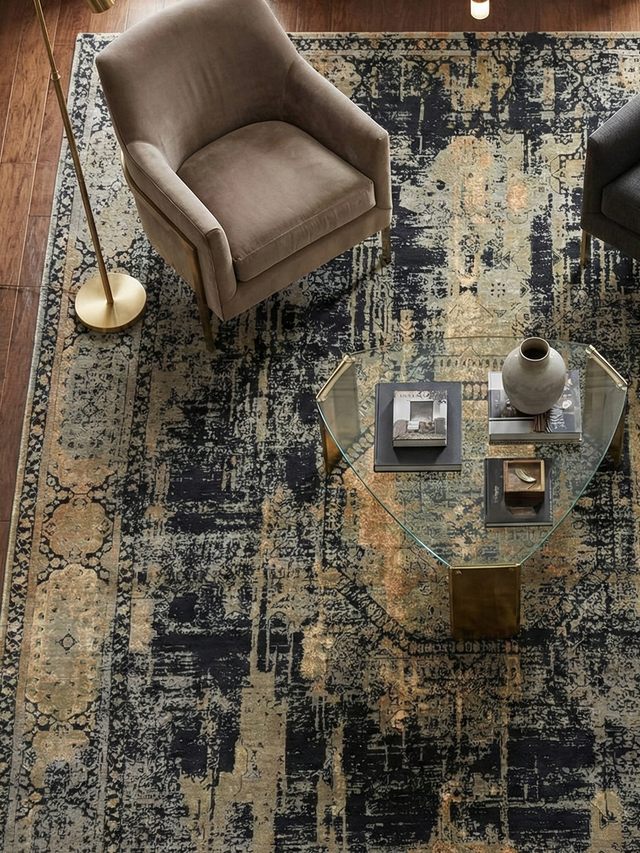 Tessa Hand-knotted Bamboo Silk & Wool Rug