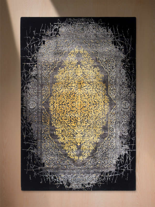 Nauheed Hand-knotted Bamboo Silk & Wool Rug