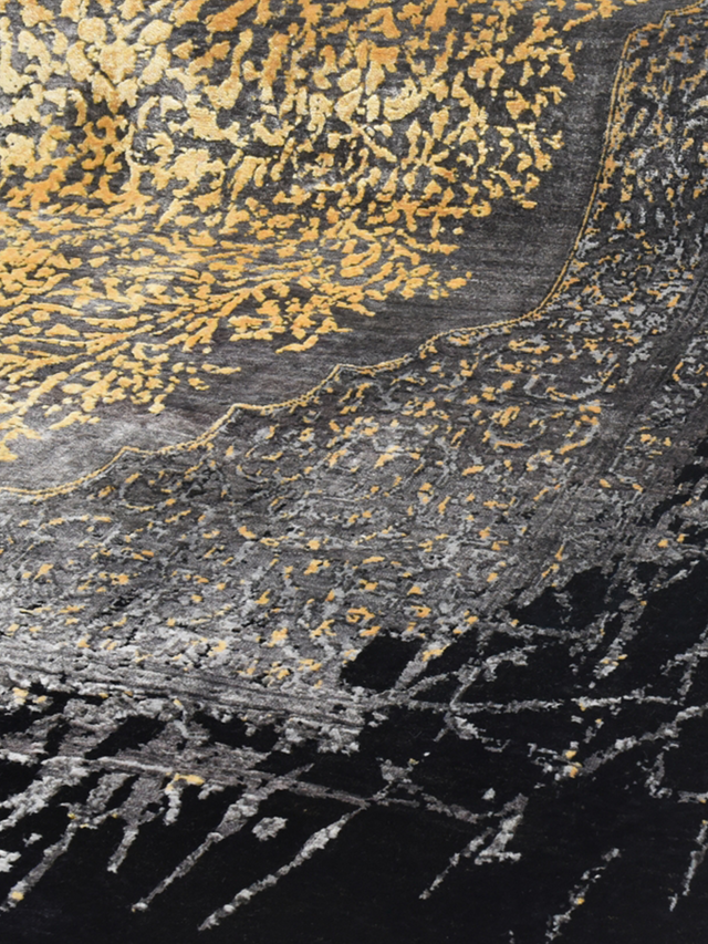 Nauheed Hand-knotted Bamboo Silk & Wool Rug