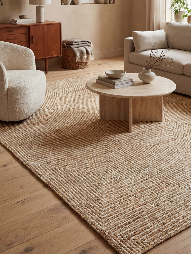 Falak Hand-woven Jute Rug