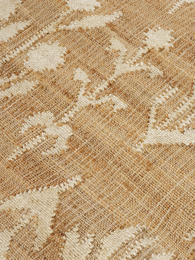 Olive Bliss Hand-woven Jute Rug - Ivory