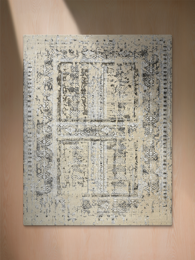 Vaari Wool & Bamboo Silk Hand-Knotted Rug