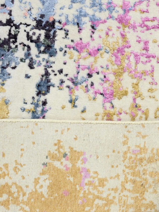 Caldra Hand-Knotted Wool & Bamboo Silk Rug