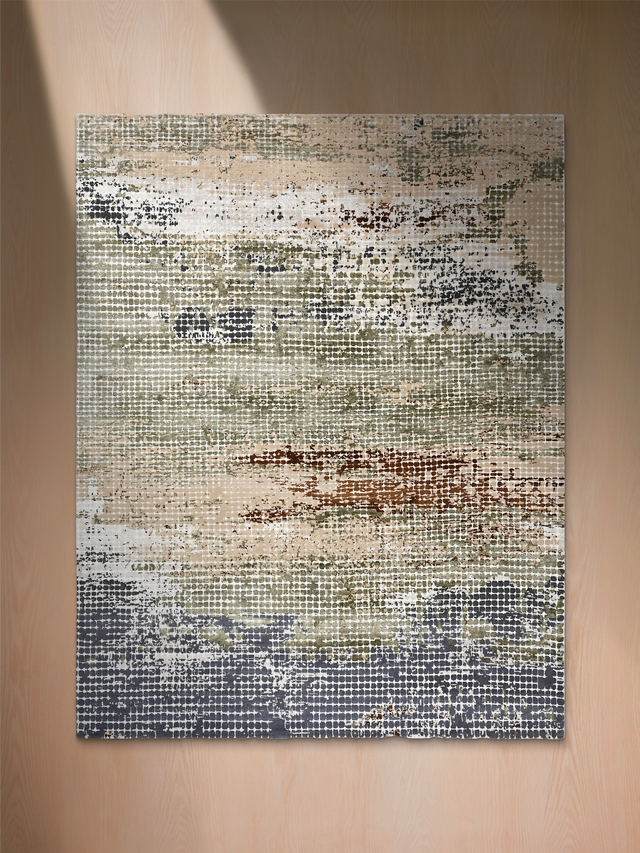 Mirelith Hand-Knotted Wool & Bamboo Silk Rug - Beige