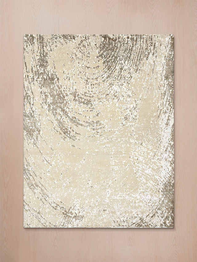 Ferona Hand-knotted Wool & Bamboo Silk Rug - Beige