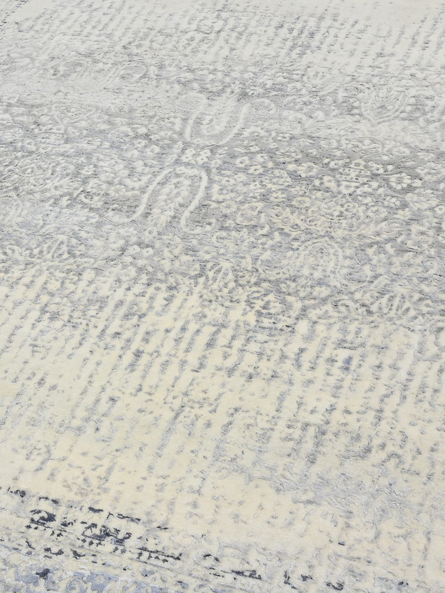 Mehr Wool & Bamboo Silk Hand-Knotted Rug