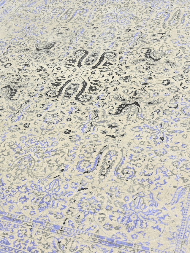 Reza Wool & Bamboo Silk Hand-Knotted Rug