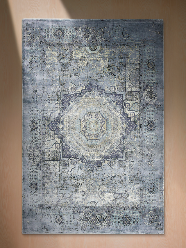 Lyven Hand-knotted Wool & Bamboo Silk Rug
