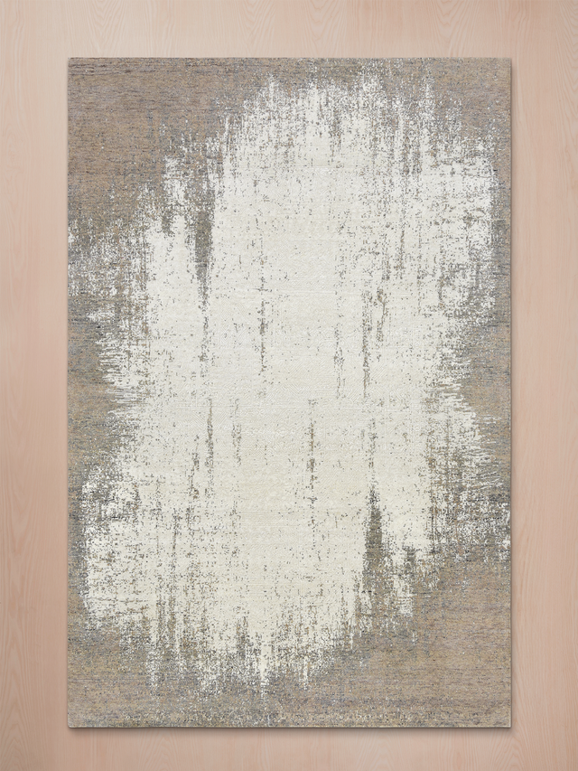 Avorin Hand-Knotted Wool & Bamboo Silk Rug - Off-White