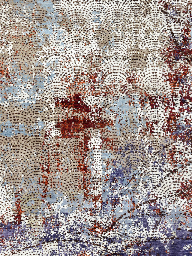 Varnel Hand-Knotted Wool & Bamboo Silk Rug