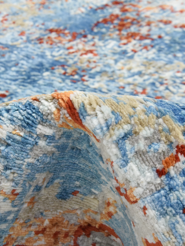 Elvora Hand-Knotted Wool & Bamboo Silk Rug