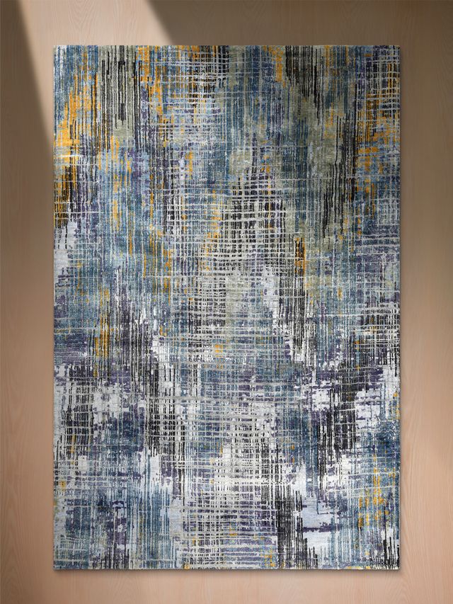 Tavero Hand-Knotted Wool & Bamboo Silk Rug
