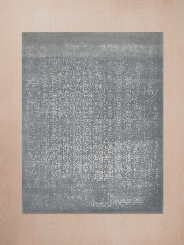 Taran Wool & Bamboo Silk Hand-Knotted Rug