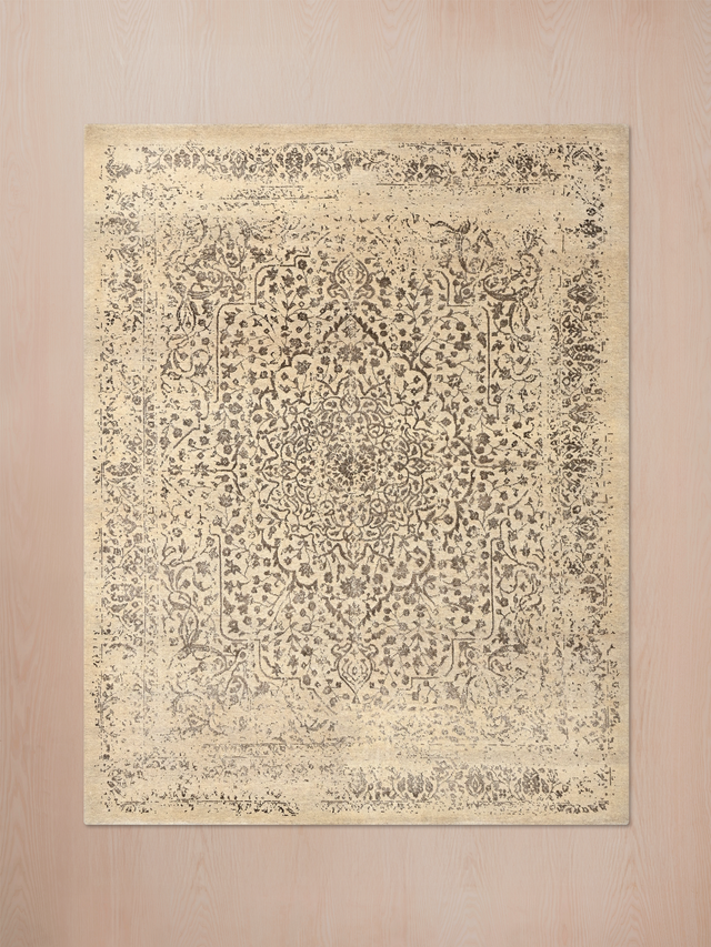 Maro Wool & Bamboo Silk Hand-Knotted Rug