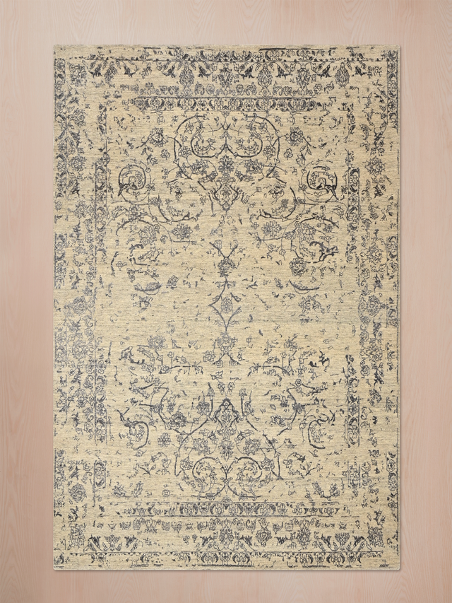 Veda Wool & Bamboo Silk Hand-Knotted Rug