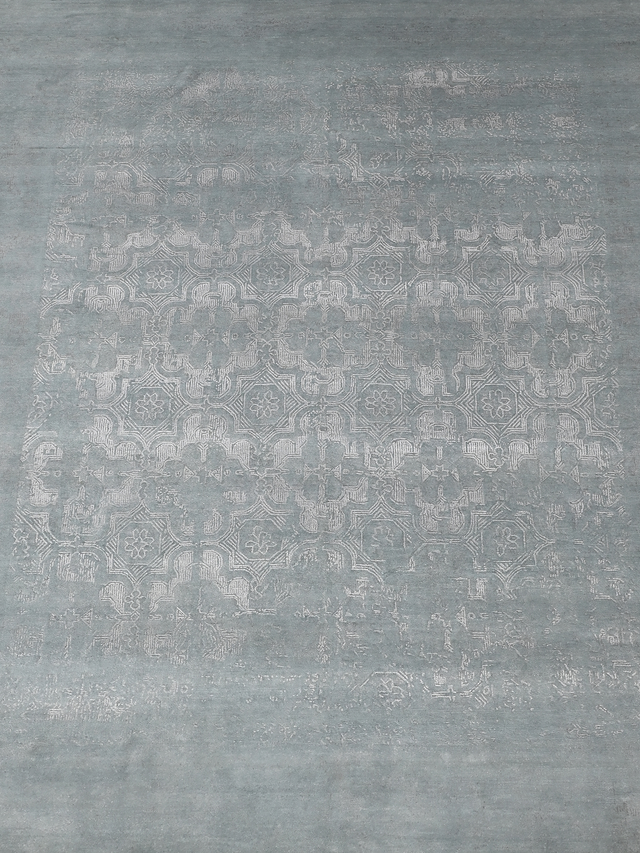 Tirren Hand-knotted Wool & Bamboo Silk Rug
