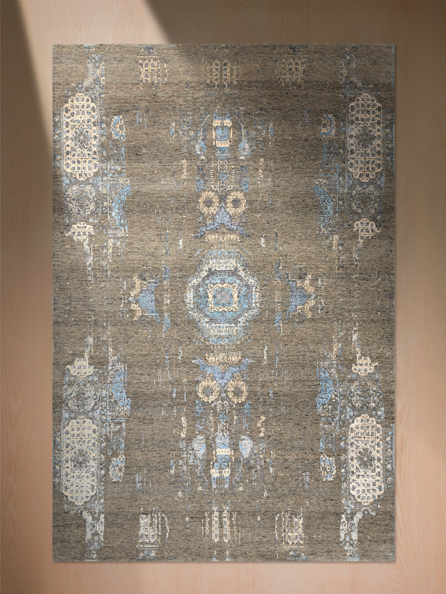 Calder Hand-knotted Wool & Bamboo Silk Rug
