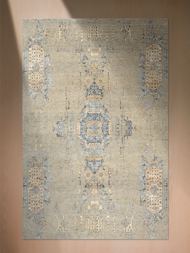 Tara Wool & Bamboo Silk Hand-Knotted Rug