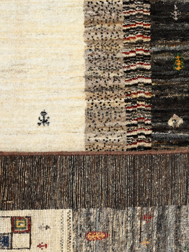 Selim Hand-Knotted Wool Rug – Multi (Blue & Charcoal)