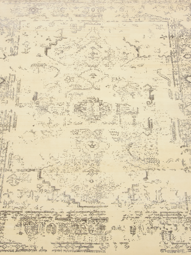 Sama Wool & Bamboo Silk Hand-Knotted Rug