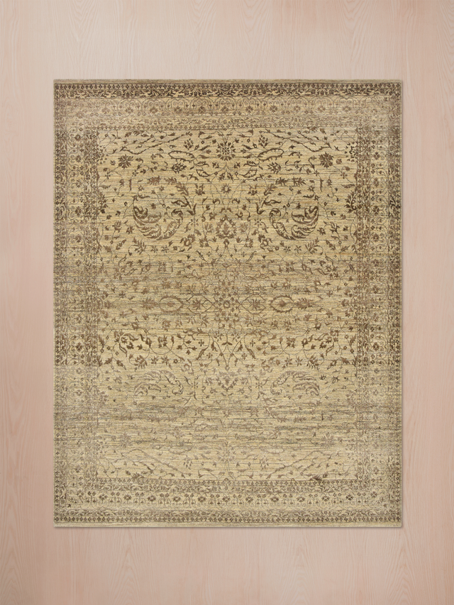 Brynna Hand-knotted Wool & Bamboo Silk Rug