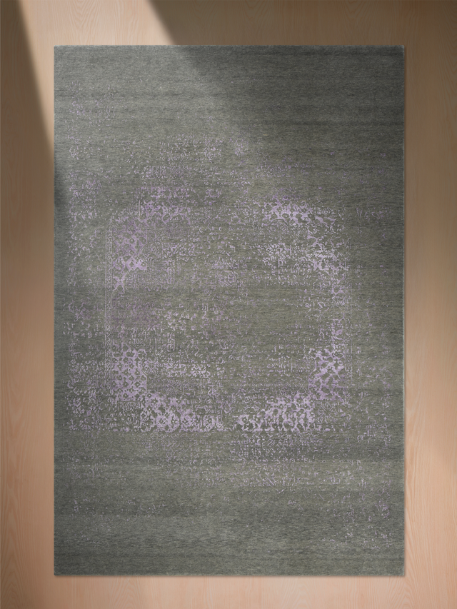 Veska Hand-knotted Wool & Bamboo Silk Rug