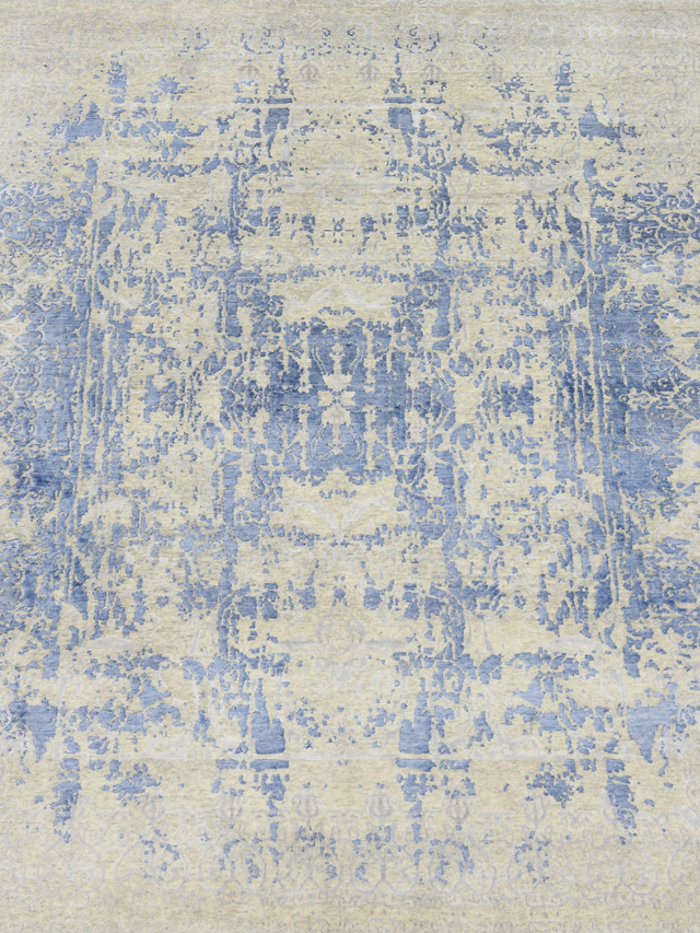 Hazel Wool & Bamboo Silk Hand-Knotted Rug