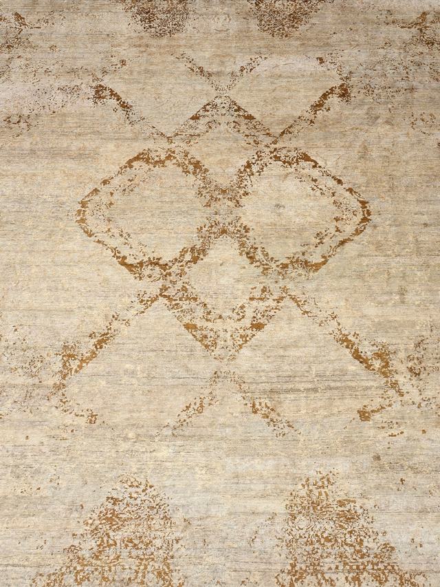 Irina Nettle Wool Hand-Knotted Rug - Cuban Sand