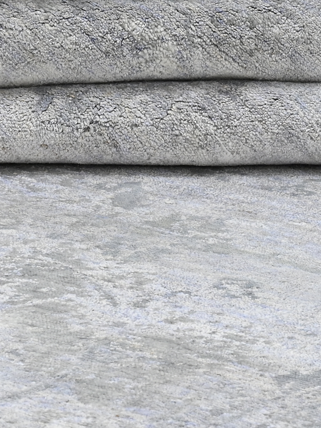 Irina Nettle Wool Hand-Knotted Rug - Grey Melange