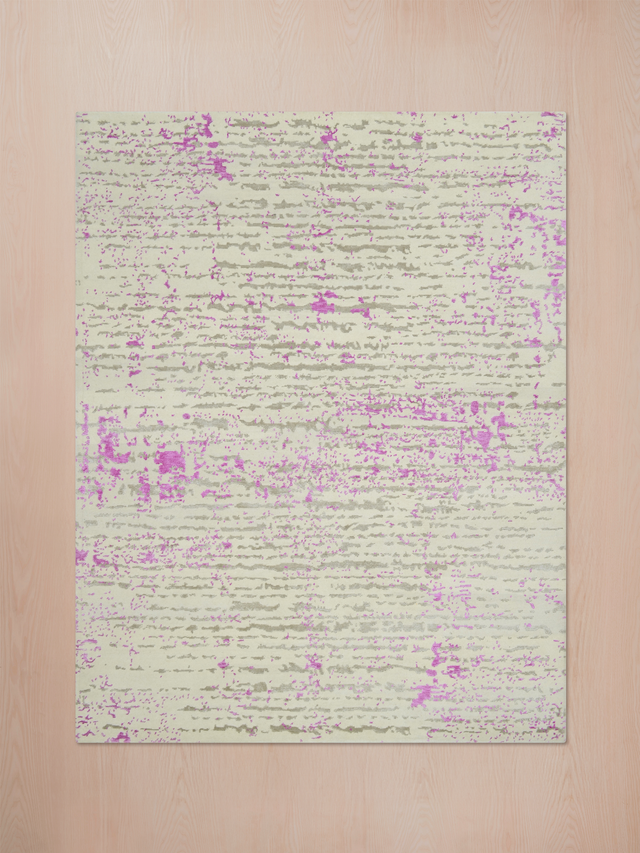 Kaelith Hand-Knotted Bamboo Silk Blend Rug - Violet