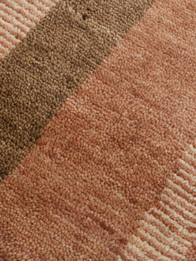 Oran Hand-knotted Wool Rug - Rust