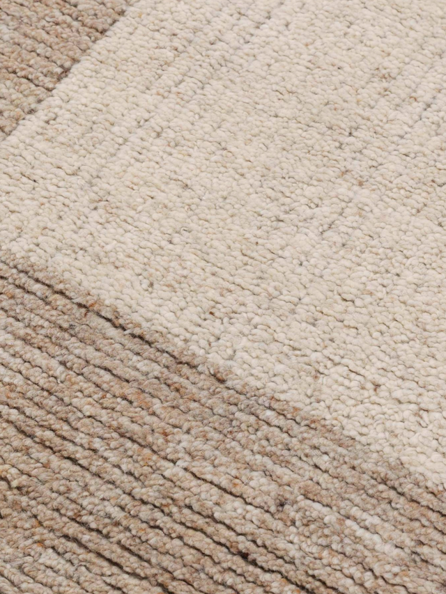Mavi Hand-knotted Wool Rug - Beige