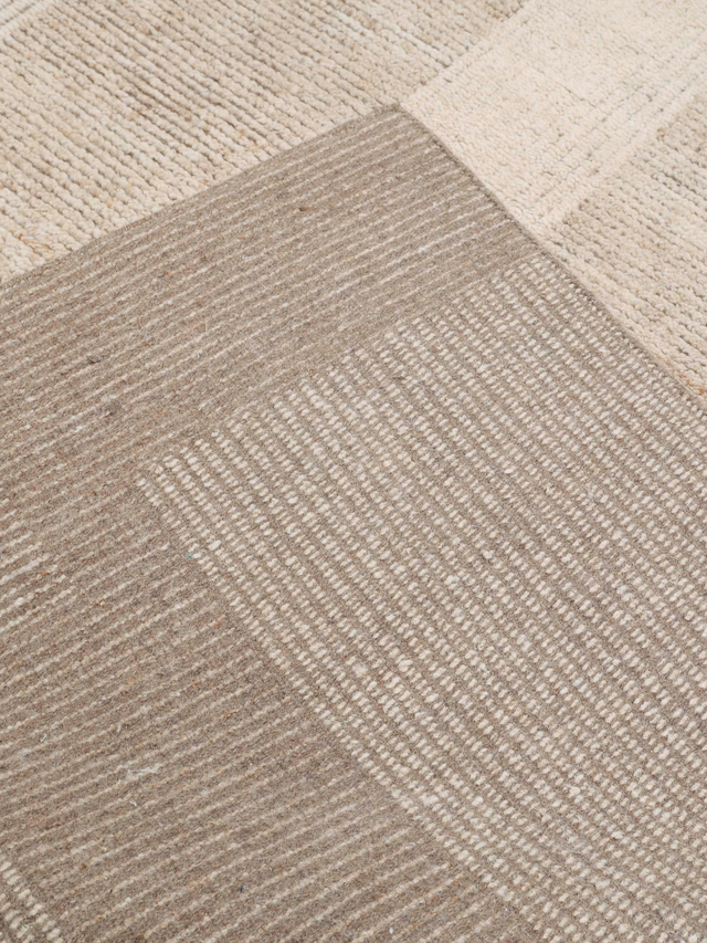 Mavi Hand-knotted Wool Rug - Beige
