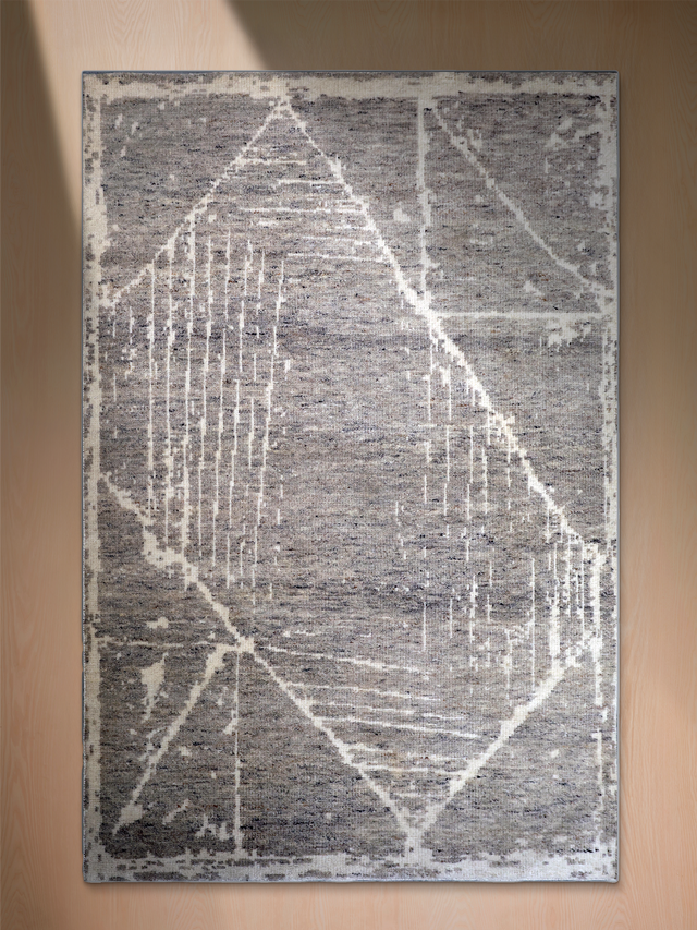Tavar Hand-knotted Wool Rug - Brown Melange