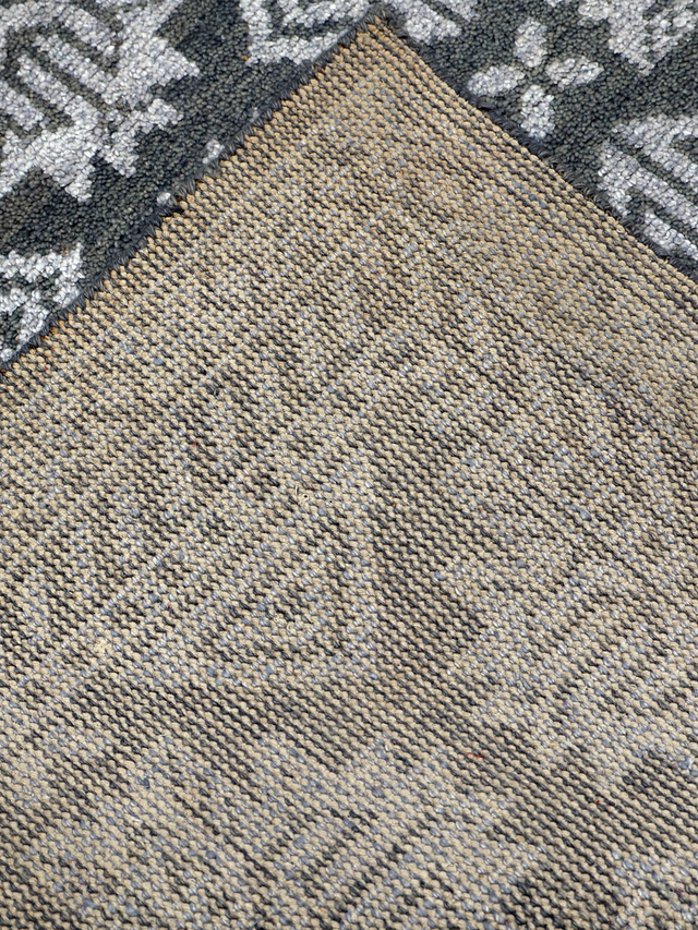 Cyrus Hand-knotted Wool & Silk Rug - Grey