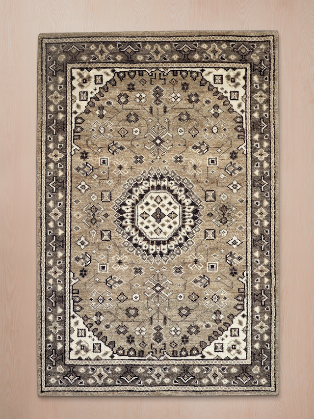 Dara Hand-knotted Wool Rug - Beige