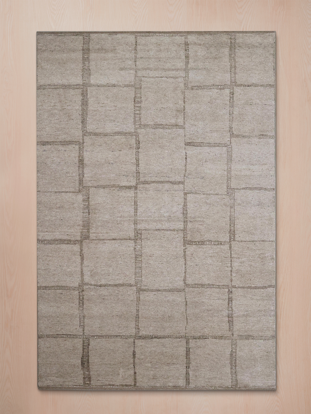 Talen Hand-knotted Wool Rug - Beige Melange