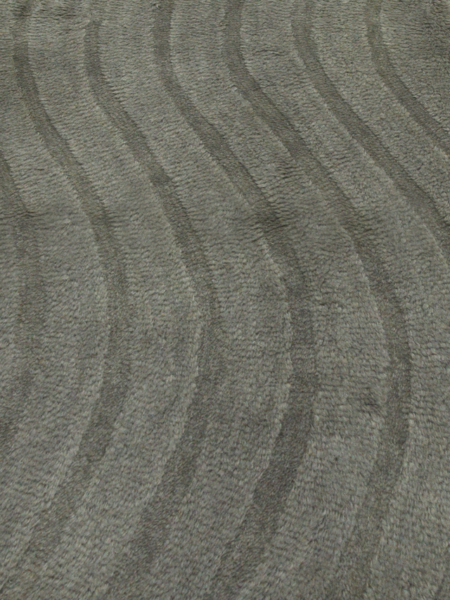 Sharon Wool Shaggy Washable Rug - Grey